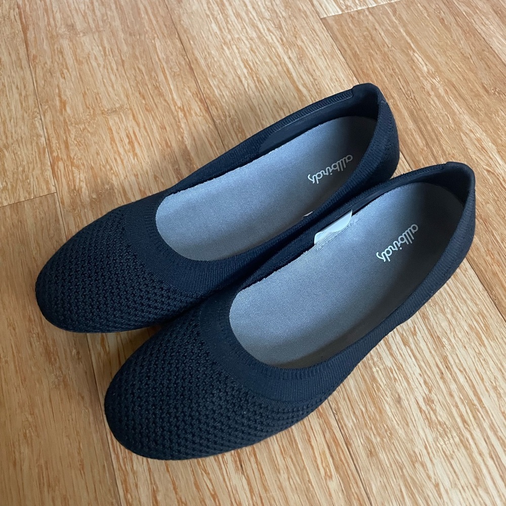 Allbirds, black, size 9 women, worn twice
